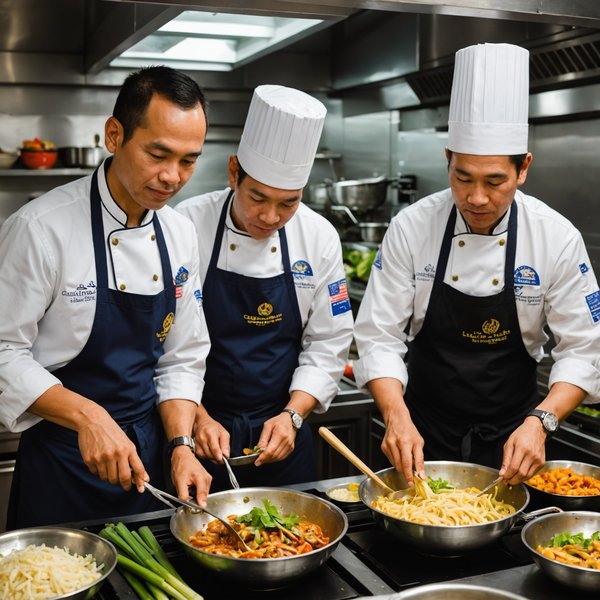 Quelles croisières offrent des cours de cuisine thaïlandaise avec des chefs locaux?